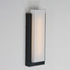 Tower LED 22 inch Black Outdoor Wall Mount