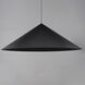 Pitch LED 51 inch Black Single Pendant Ceiling Light