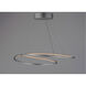 Cycle LED 24.5 inch Matte Silver Entry Foyer Pendant Ceiling Light