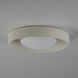 Matera LED 14.5 inch Chaulk White Flush Mount Ceiling Light