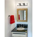 Pod LED 22 inch Black Bath Vanity Light Wall Light