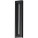 Fosso LED 23.5 inch Black Outdoor Wall Mount