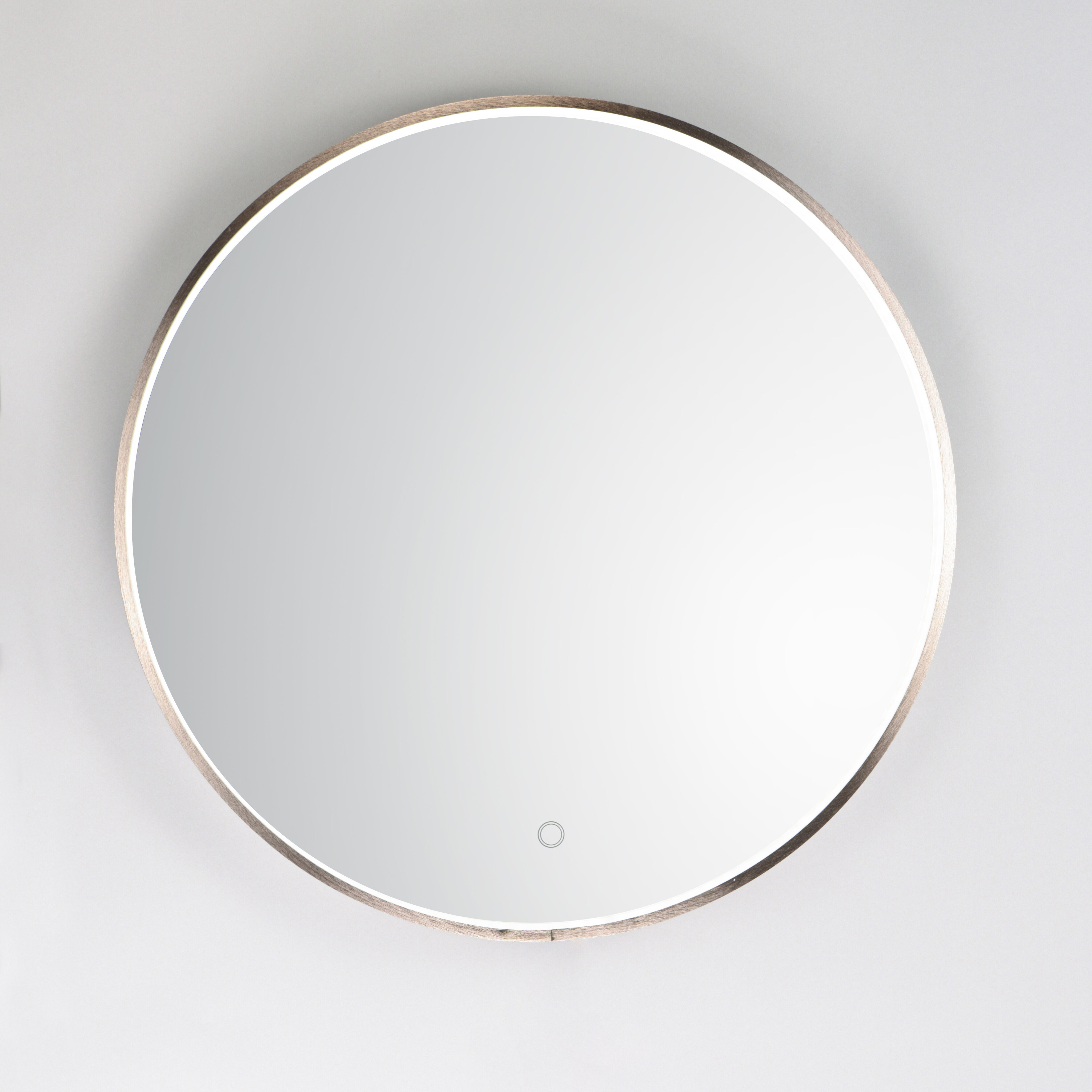 Mirror 27.5 X 27.5 inch Anodized Bronze LED Wall Mirror
