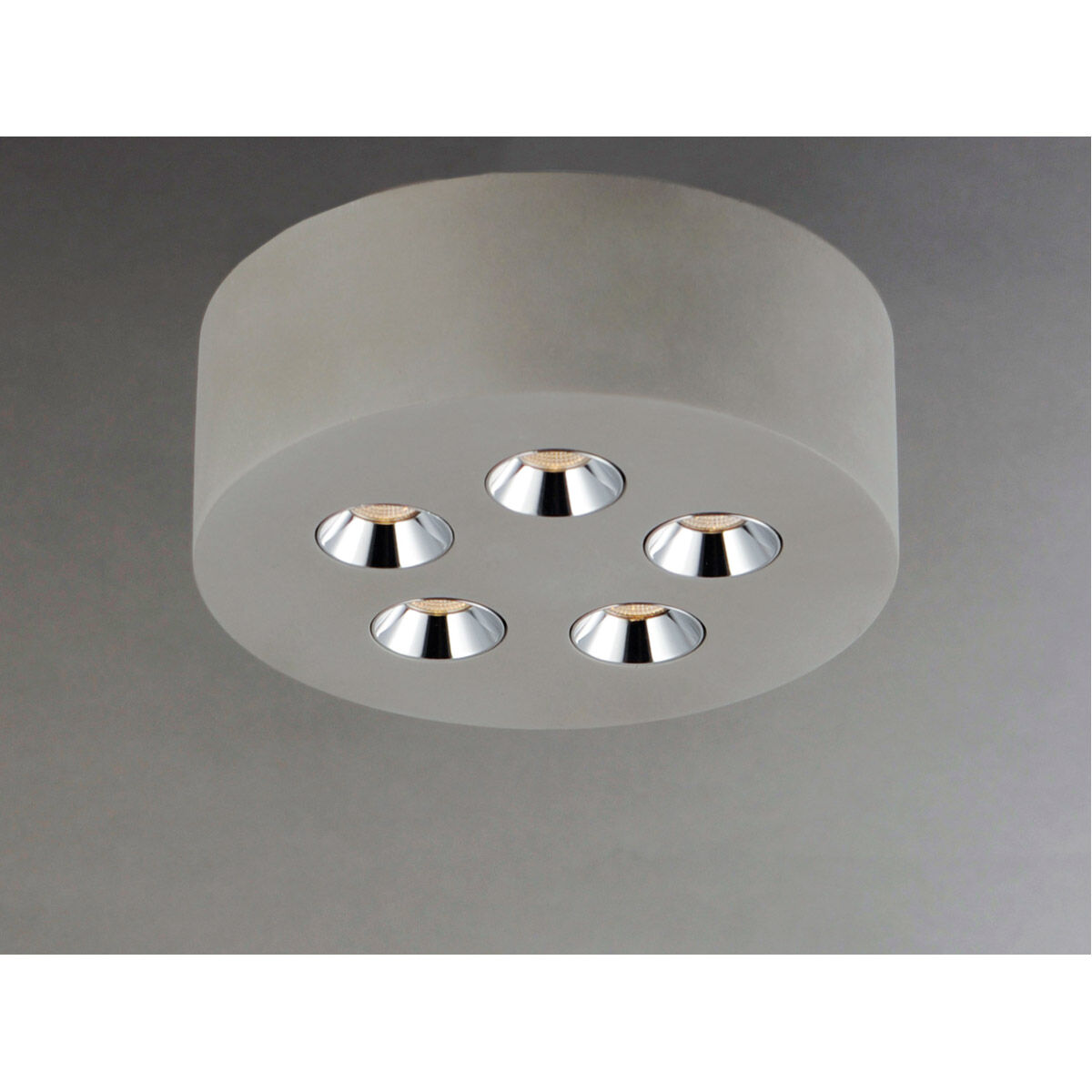 Peg LED 7.25 inch Gray Flush Mount Ceiling Light