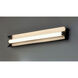 Reflect LED 36 inch Black and Polished Nickel Bath Vanity Wall Light