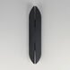 Tectonic LED 22 inch Black and Antique Brass Outdoor Wall Mount