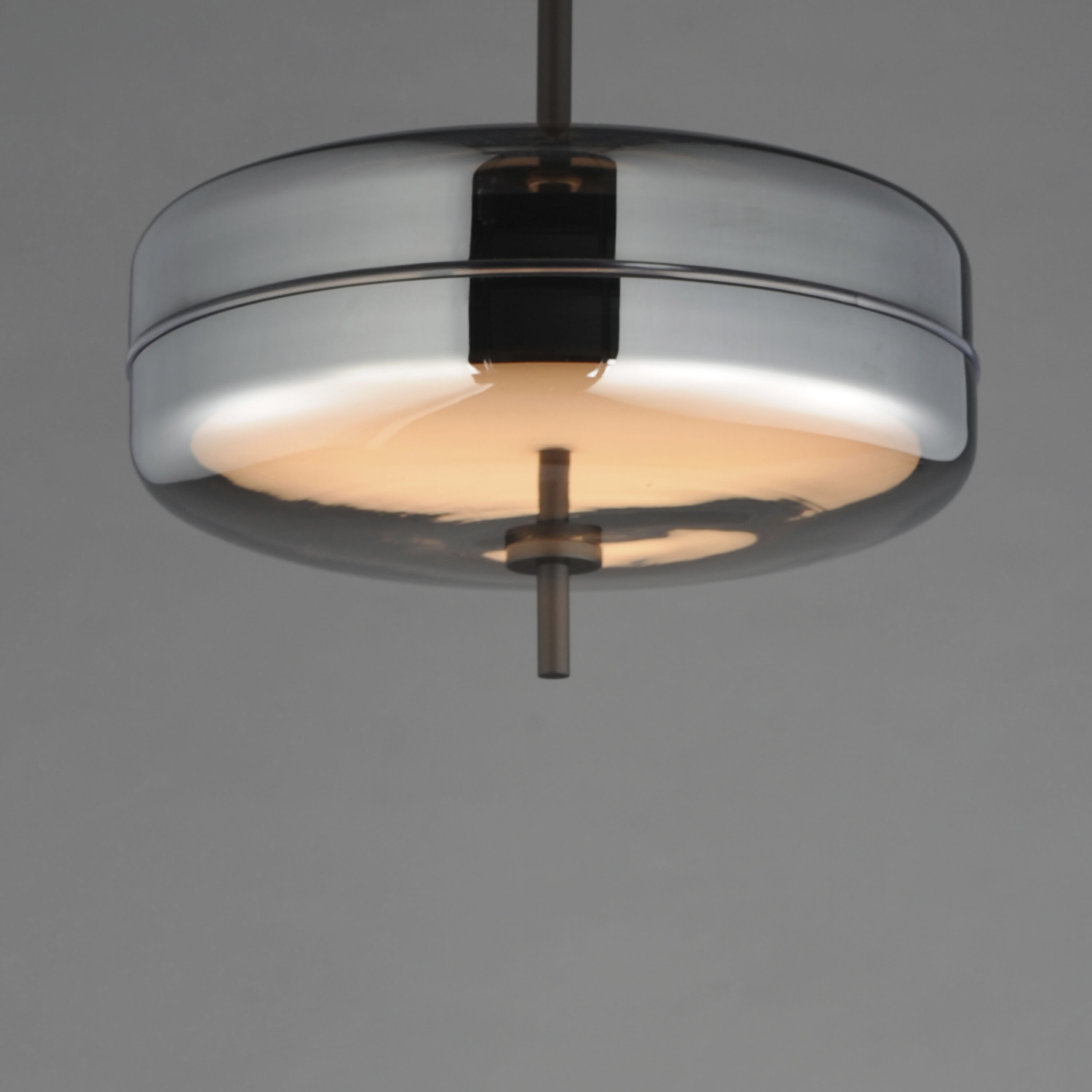 Voto LED 12 inch Gunmetal Multi-Light Pendant Ceiling Light in Smoke