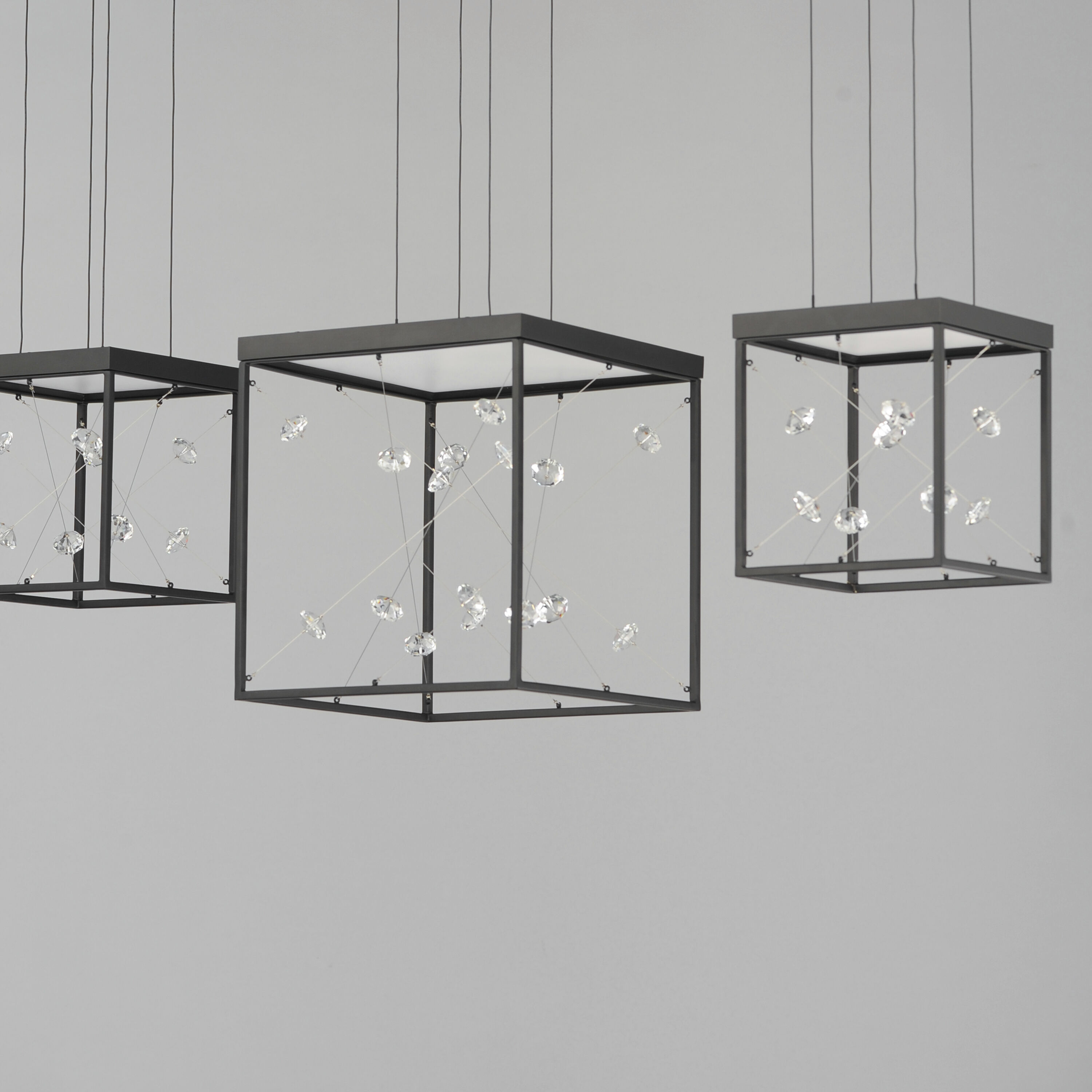 Entanglement LED 41.75 inch Black Linear Pendant Ceiling Light