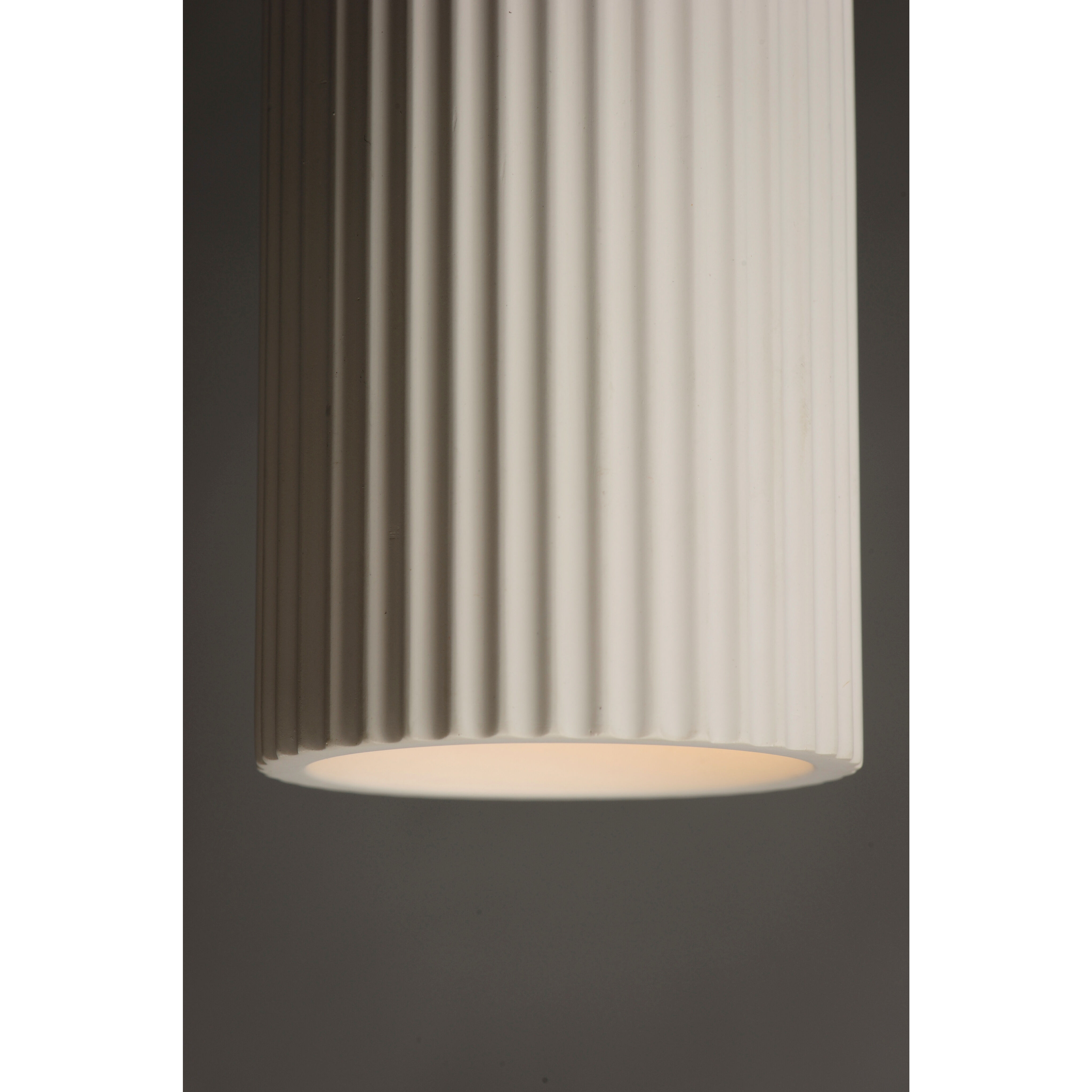 Pleat LED 3.25 inch Black Single Pendant Ceiling Light