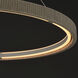 Kaia LED 48.25 inch Gray Ring Pendant Ceiling Light