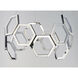 Polygon LED 30 inch Polished Chrome Single Pendant Ceiling Light
