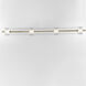 Elysian LED 58.25 inch Natural Aged Brass Linear Pendant Ceiling Light