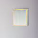Alumilux Outline LED 4.5 inch Satin Aluminum Outdoor Wall Sconce