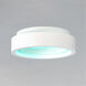 iCorona WiZ LED 17.75 inch Matte White Flush Mount Ceiling Light