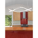 Coaster LED 10 inch Polished Chrome Single Pendant Ceiling Light