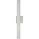 Alumilux Line 5CCT LED 4.5 inch Satin Aluminum Outdoor Wall Mount