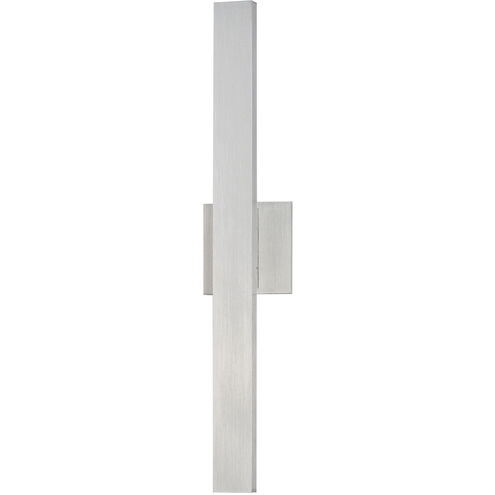 Alumilux Line 5CCT LED 4.5 inch Satin Aluminum Outdoor Wall Mount