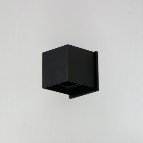 Alumilux Cube LED 4.25 inch Black ADA Wall Sconce Wall Light