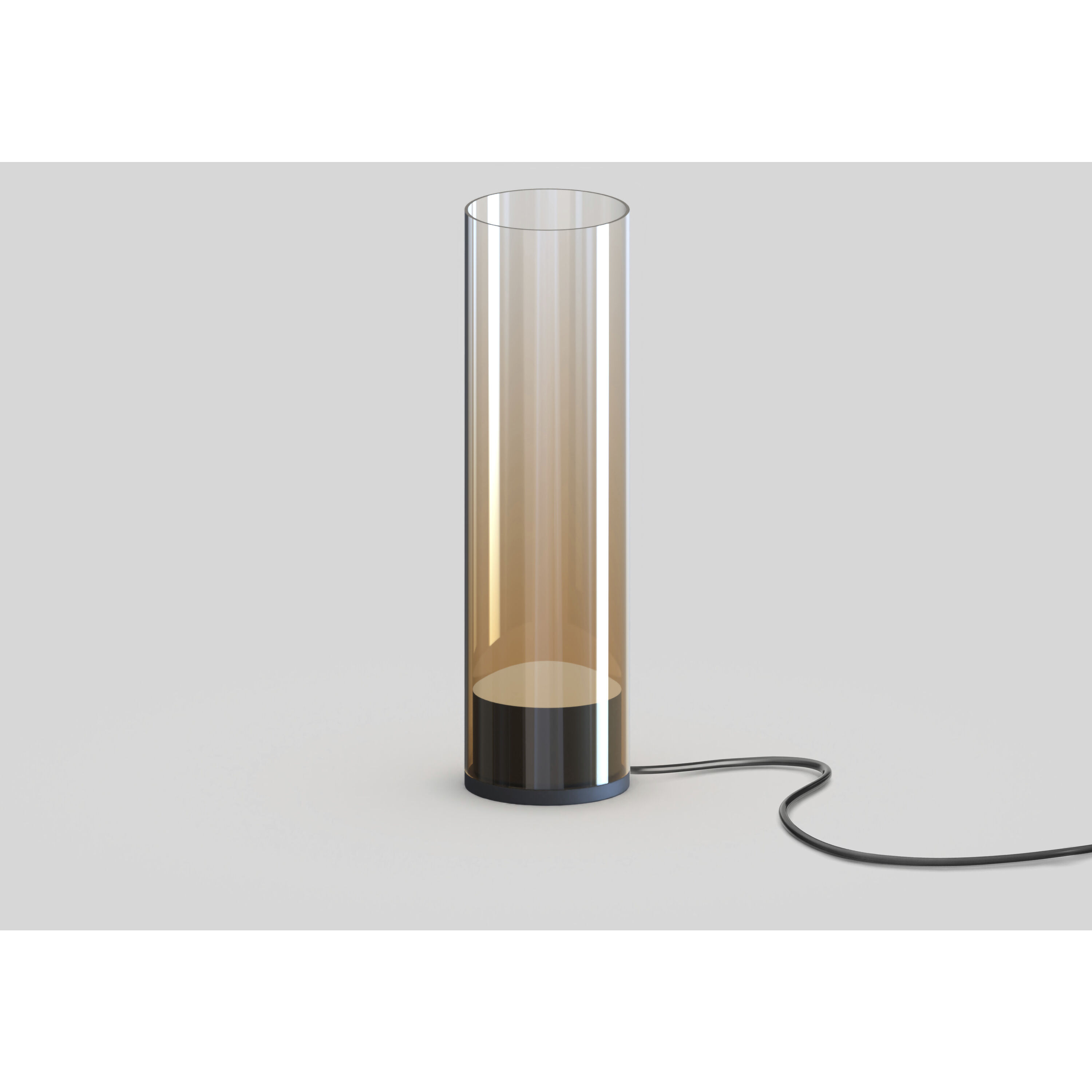 Highball 14.25 inch 10 watt Gunmetal Table Lamp Portable Light in Amber