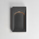 Brasilia LED 12 inch Black Outdoor Wall Mount