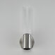 Highball 1 Light 5 inch Satin Nickel ADA Wall Sconce Wall Light in Clear
