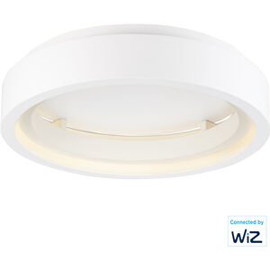 iCorona WiZ LED 22.75 inch Matte White Flush Mount Ceiling Light