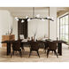 Blossom LED 17.25 inch Black Multi-Light Pendant Ceiling Light
