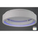 iCorona FoH LED 23.5 inch Matte White Flush Mount Ceiling Light