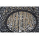 Inca 9 Light 23.5 inch Bronze Flush Mount Ceiling Light
