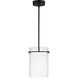 Polo LED 7.75 inch Black Mini Pendant Ceiling Light