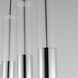 Torch LED 28 inch Polished Chrome Linear Pendant Ceiling Light