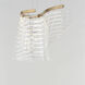 Tartan LED 10 inch Brushed Champagne Single Pendant Ceiling Light