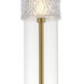 Elysian 69 inch 35 watt Natural Aged Brass Floor Lamp Portable Light