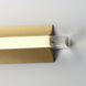 Hyperion LED 5 inch Gold ADA Wall Sconce Wall Light in Clear Crystal