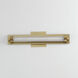 Doric LED 4.75 inch Natural Aged Brass ADA Wall Sconce Wall Light