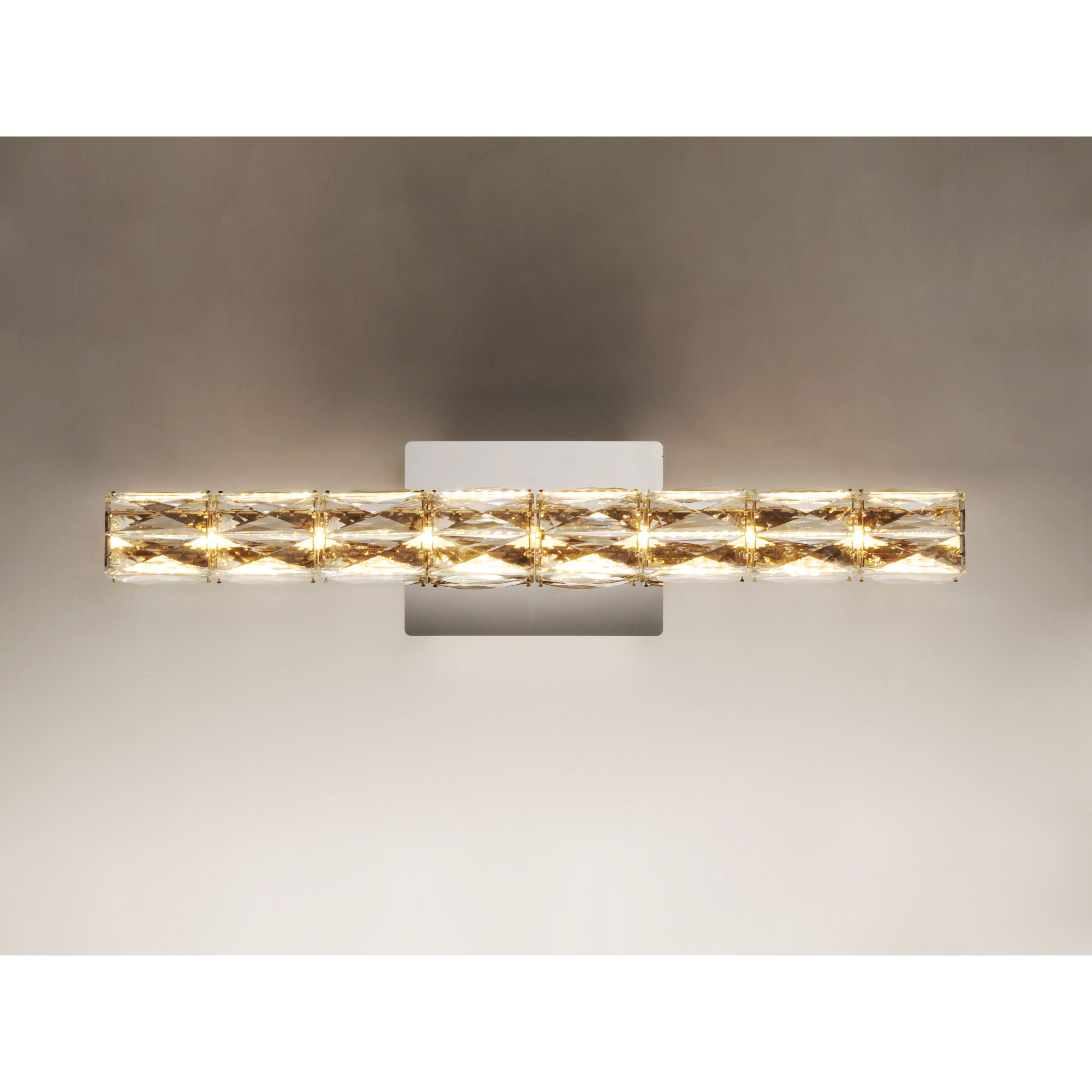 Zephyr LED 24 inch Polished Chrome Bath Vanity Light Wall Light