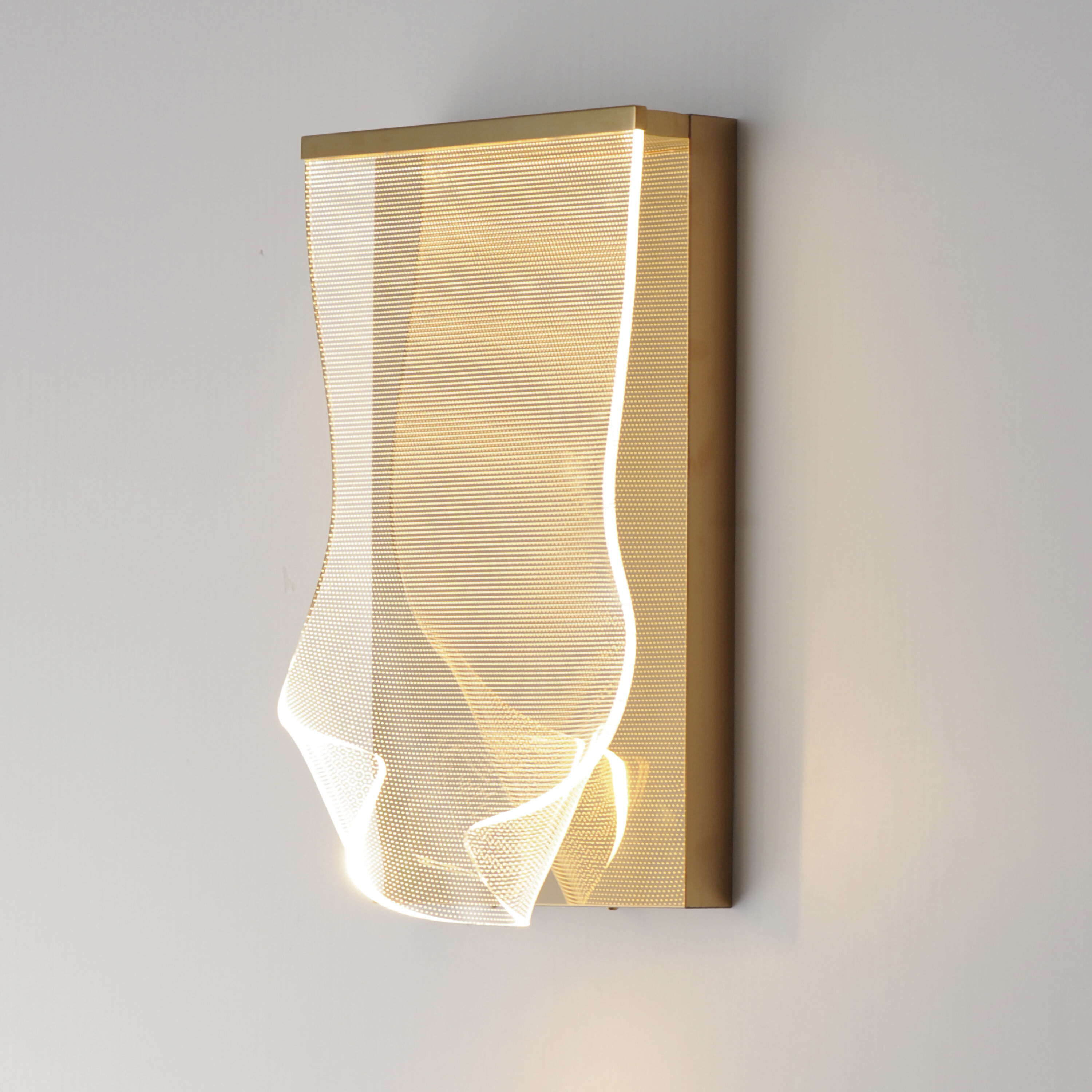 Rinkle LED 9.25 inch French Gold Wall Sconce Wall Light
