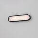 Latitude LED 18 inch Black Bath Vanity Wall Light