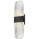 Rune LED 19 inch Black Outdoor Wall Mount