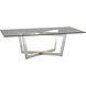 Carlo 51 X 27.5 inch Polished Chrome Coffee Table