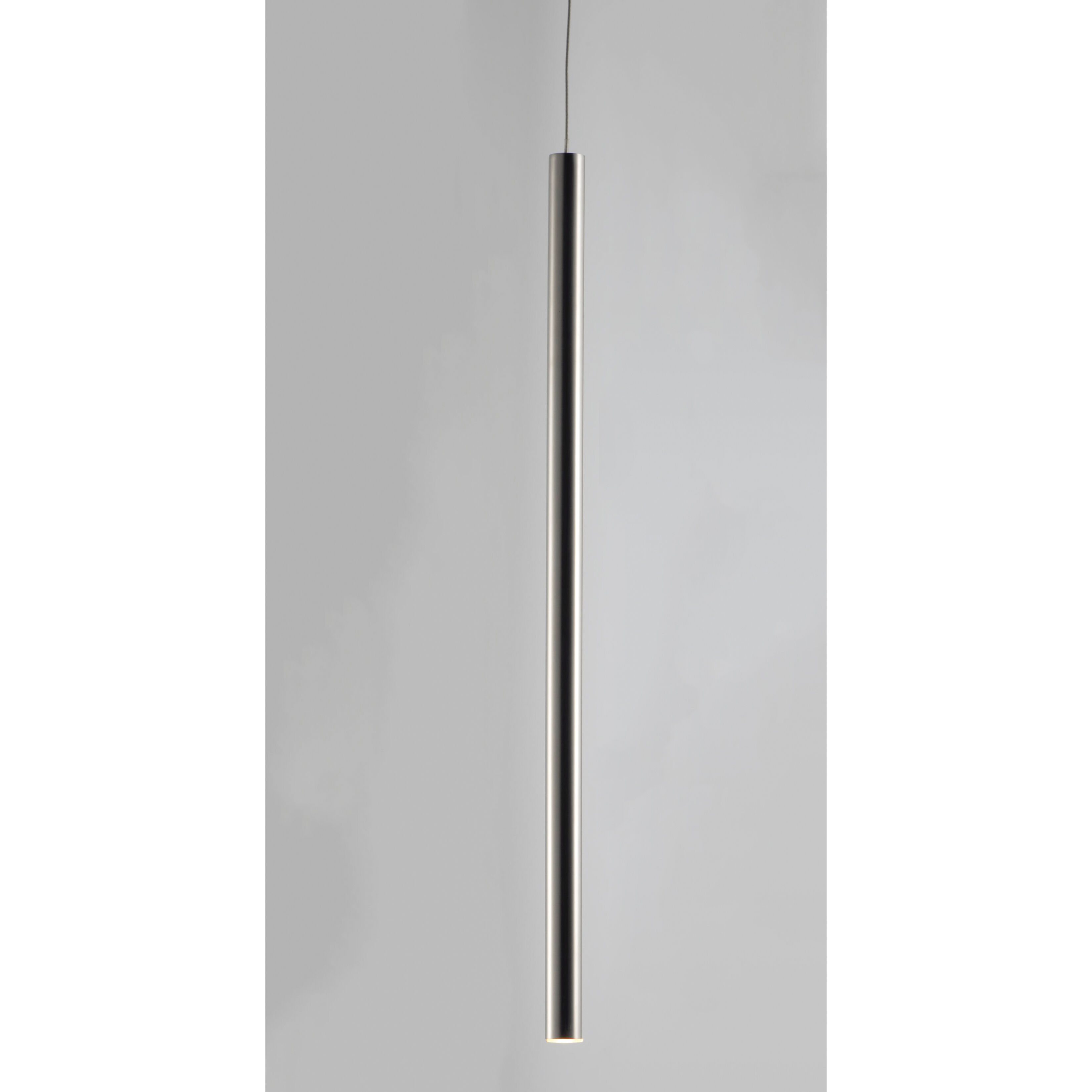 Flute LED 1 inch Polished Chrome Mini Pendant Ceiling Light