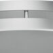 Groove 5CCT LED 24 inch Brushed Aluminum Flush Mount Ceiling Light