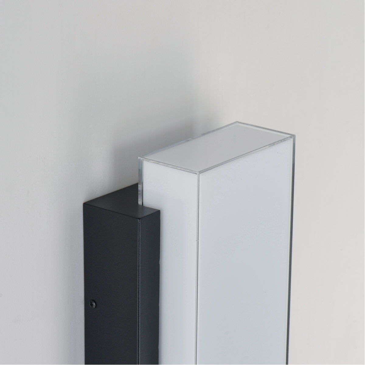 Tower LED 15 inch Black Outdoor Wall Sconce