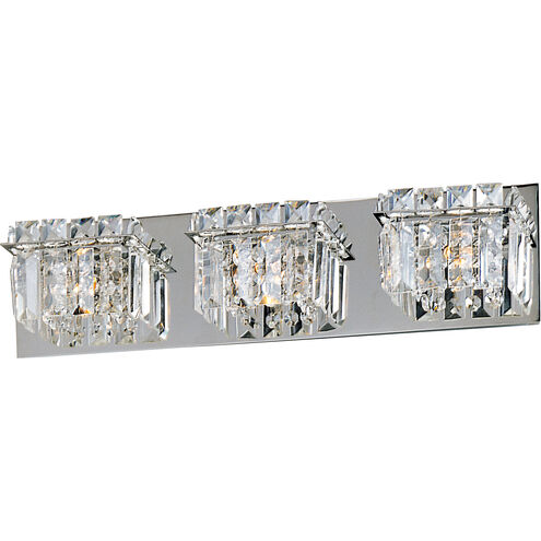 Bangle 3 Light 20 inch Polished Chrome Bath Vanity Light Wall Light in 20.25 in.
