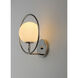Revolution 1 Light 11 inch Polished Nickel Bath Vanity Wall Light