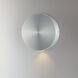 Alumilux Glint LED 5 inch Satin Aluminum Outdoor Wall Mount
