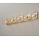 Gem 5 Light 39 inch Polished Chrome Bath Vanity Light Wall Light