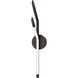 Scion LED 5 inch Black Wall Sconce Wall Light