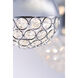 Eclipse LED 20 inch Polished Chrome Multi-Light Pendant Ceiling Light