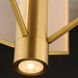 Telstar LED 18 inch Natural Aged Brass Single Pendant Ceiling Light